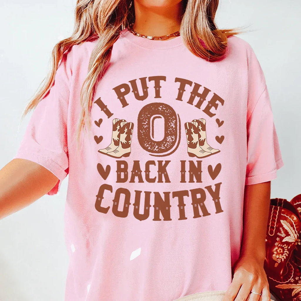 I Put The O Back In Country Tee product image 1