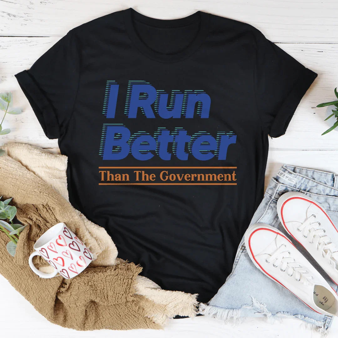 Sassy Political Humor Top – "I Run Better Than The product image 1