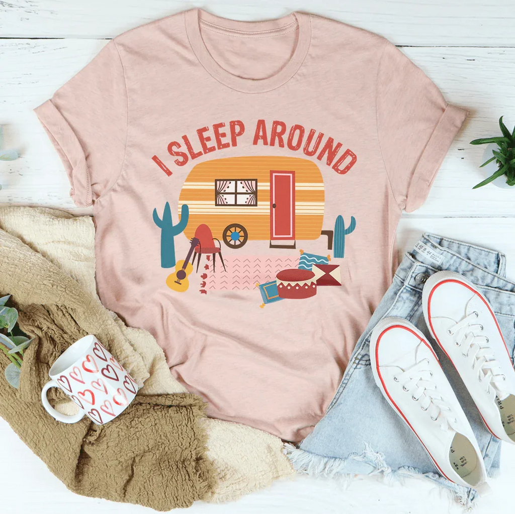 I Sleep Around Tee product image 4