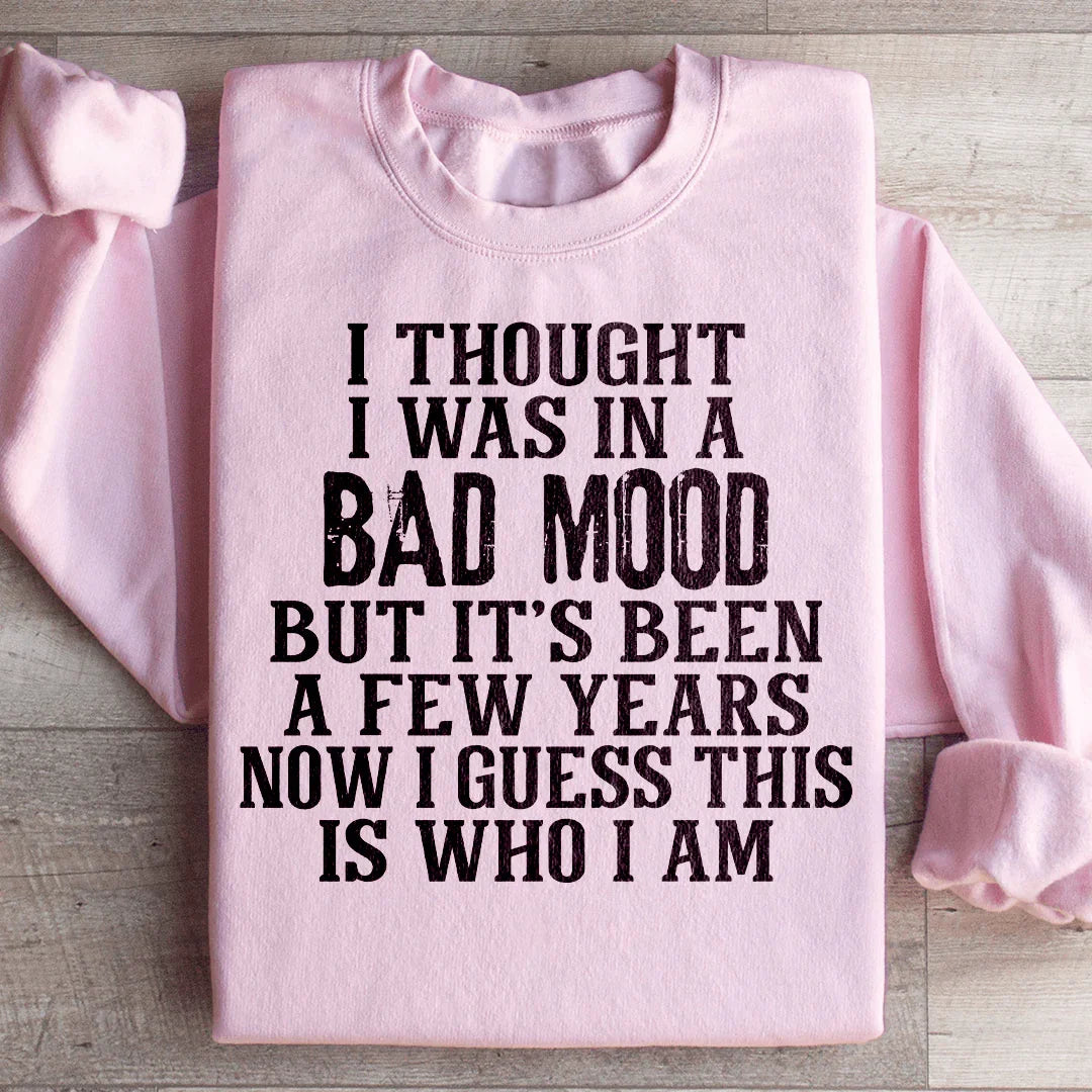 I Thought I Was In A Bad Mood Sweatshirt product image 4