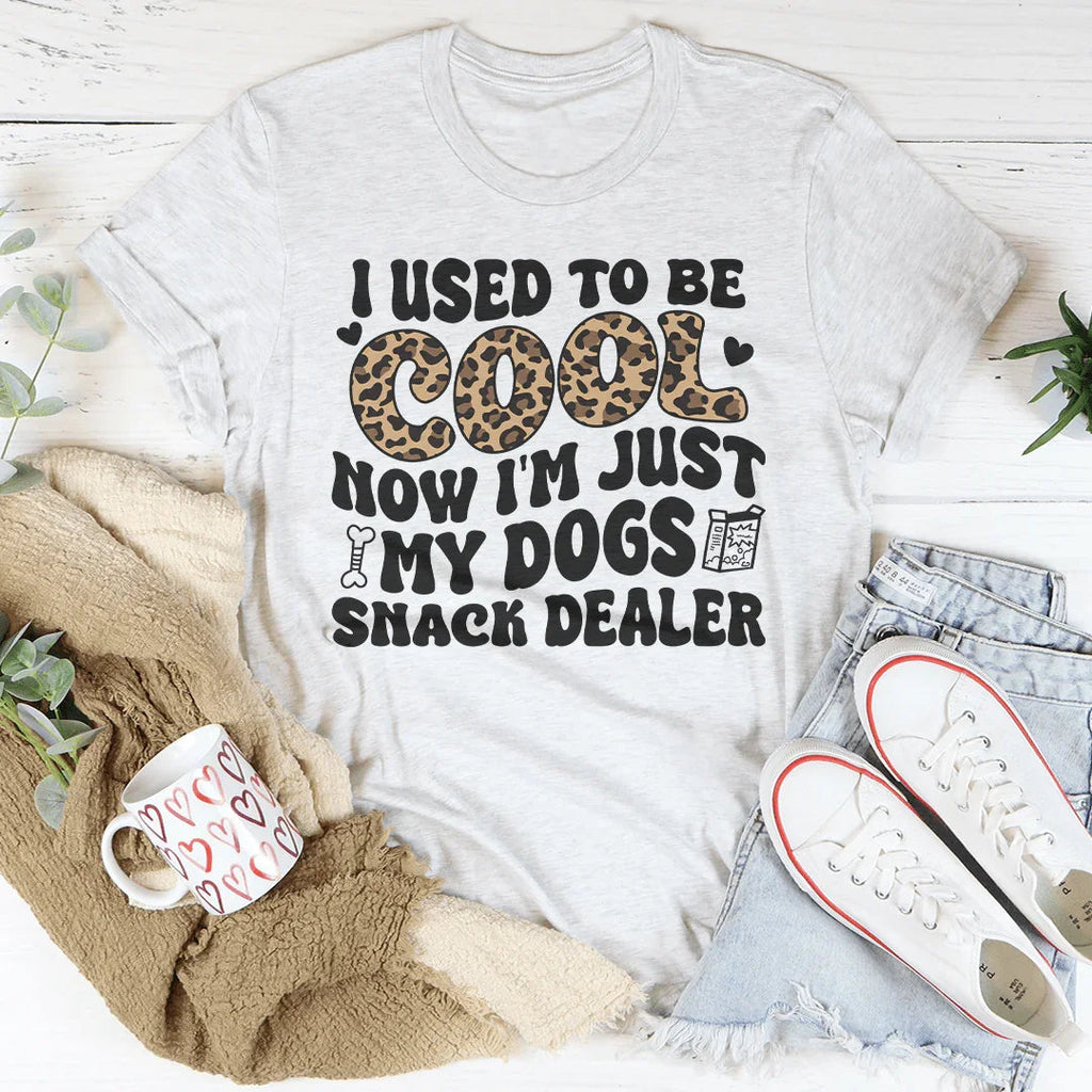 Dog Mom Funny Leopard Graphic T-Shirt – \"I Used To Be product image 2