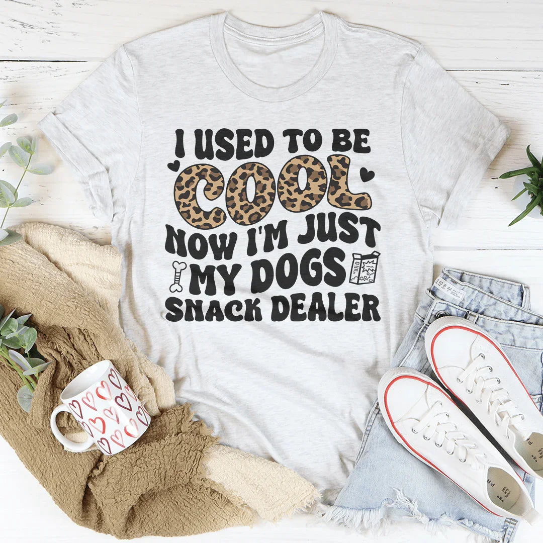 Dog Mom Funny Leopard Graphic T-Shirt – \"I Used To Be product image 2