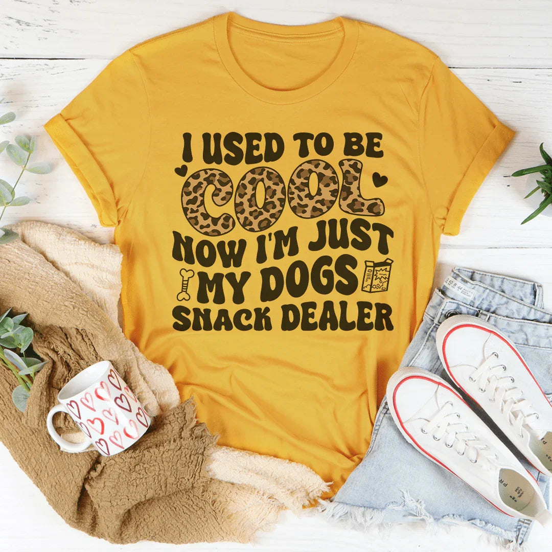 Dog Mom Funny Leopard Graphic T-Shirt – \"I Used To Be product image 1