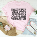 I Wake Up With A Good Attitude And Then B* Happen Tee product image 1