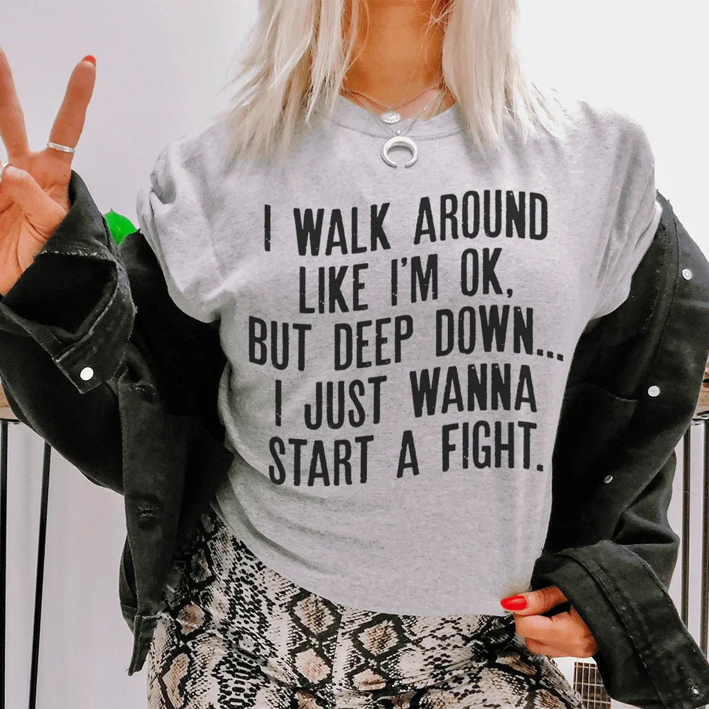 I Walk Around Like I'm Ok Tee product image 1