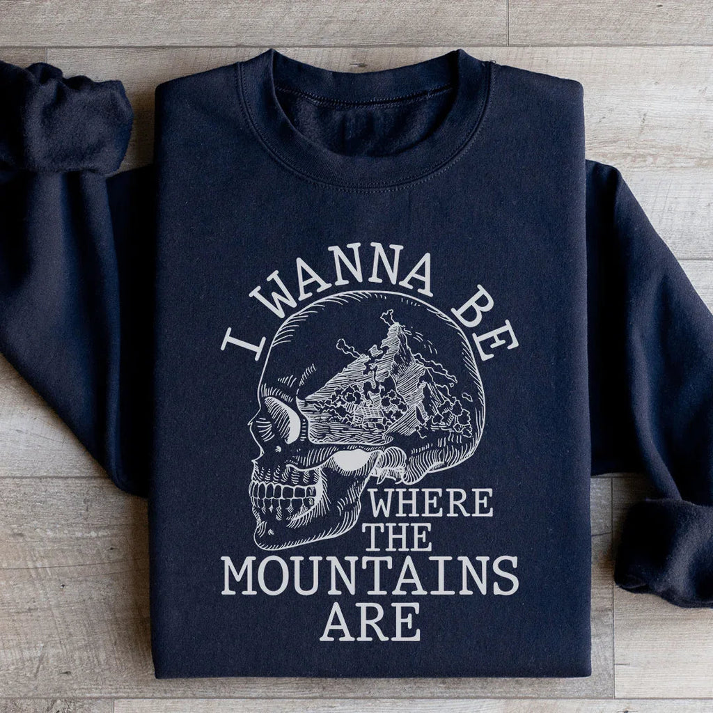 I Wanna Be Where The Mountains Are Sweatshirt product image 4