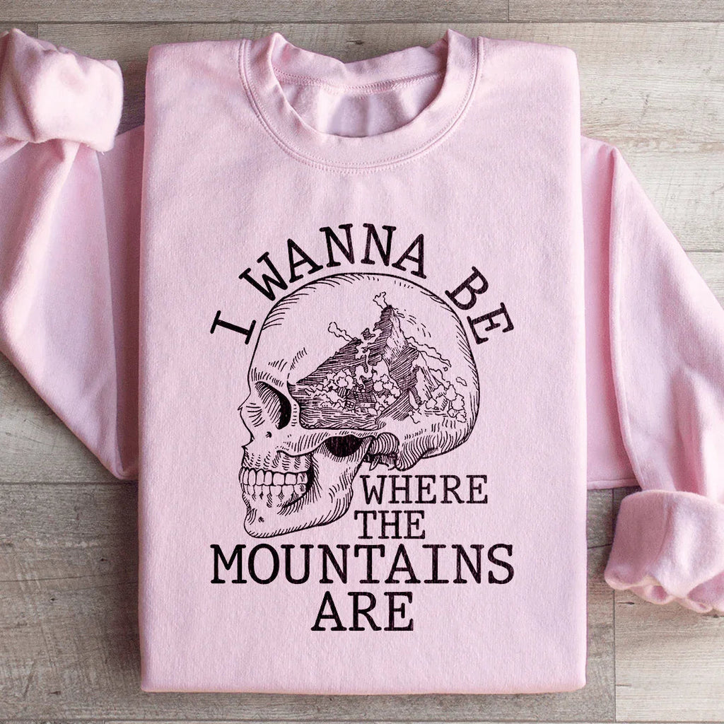 I Wanna Be Where The Mountains Are Sweatshirt product image 3