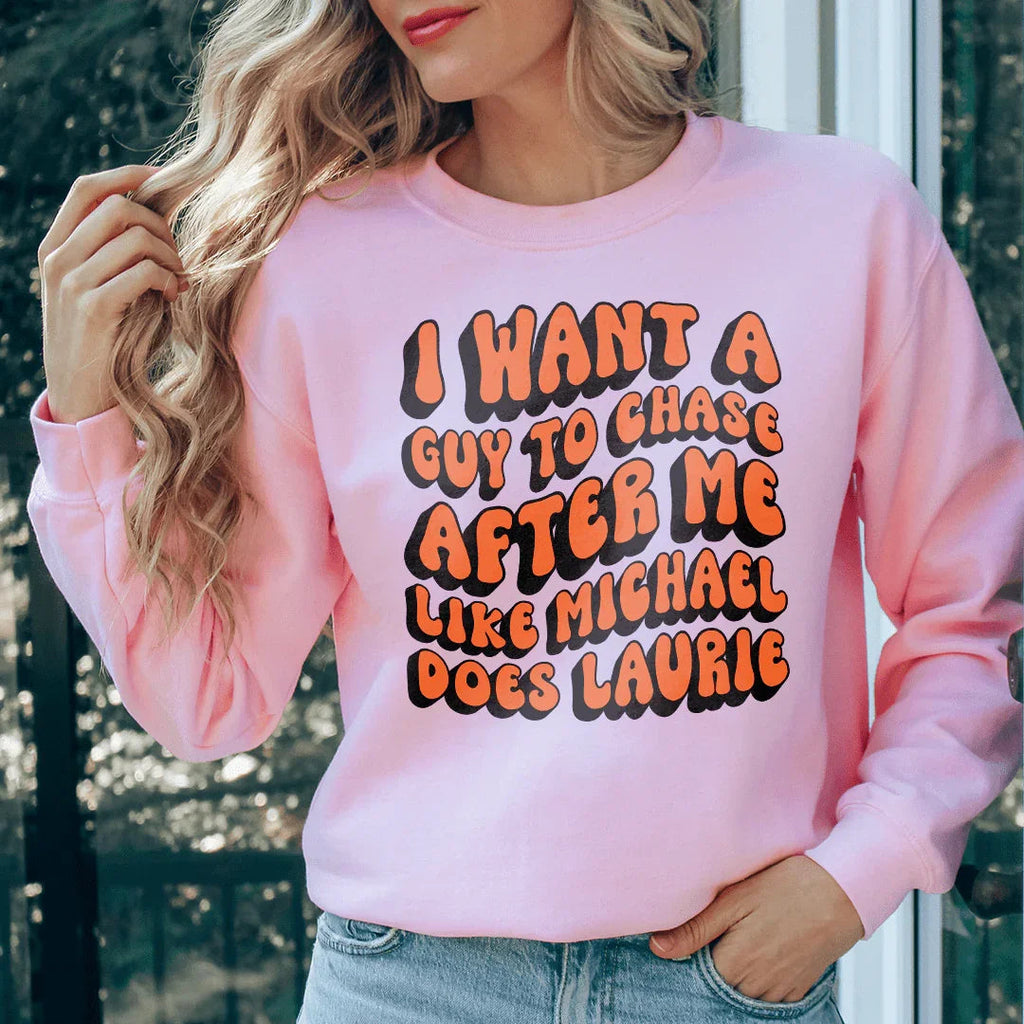 I Want A Guy To Chase After Me Like Michael Does Laurie Tee product image 3