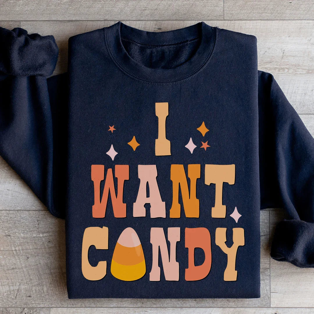 I Want Candy Sweatshirt product image 3