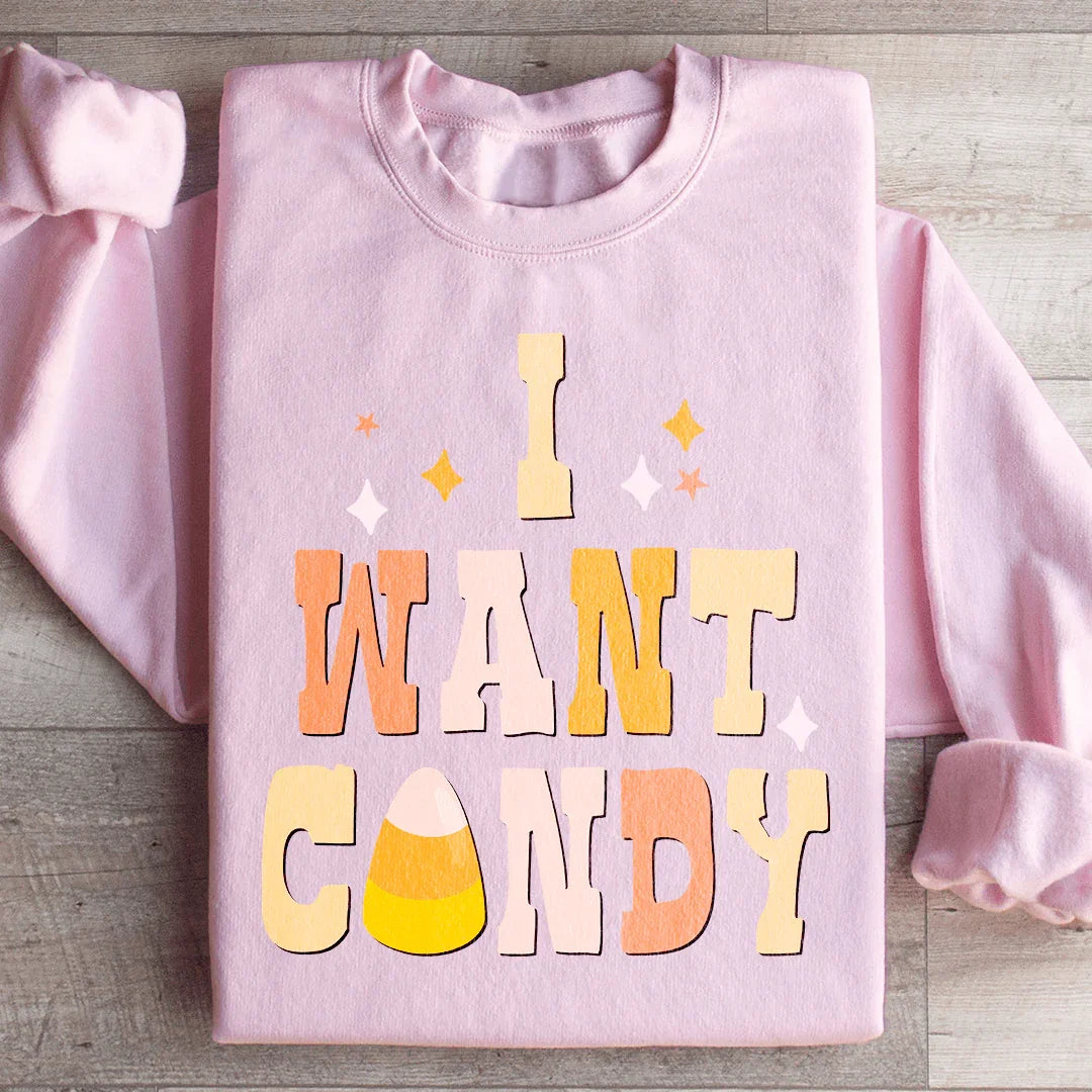 I Want Candy Sweatshirt product image 4