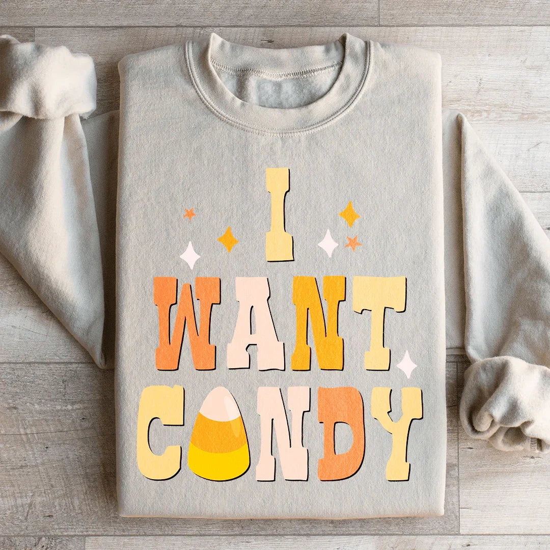 I Want Candy Sweatshirt product image 1
