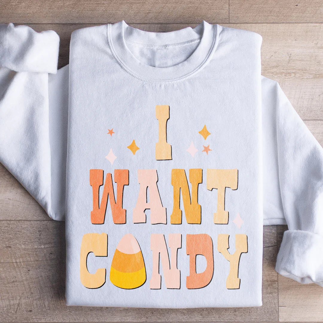 I Want Candy Sweatshirt product image 2