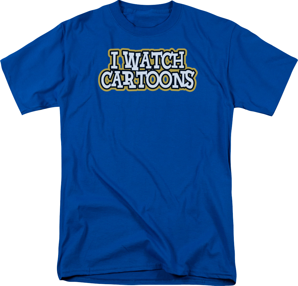 I Watch Cartoons T-Shirt product image 1