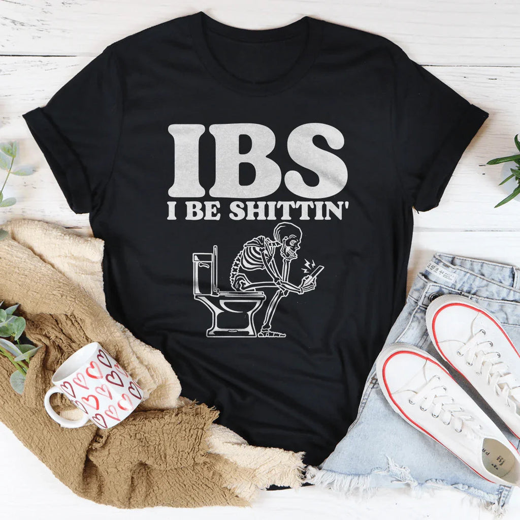 Relatable Digestive Humor Top – "IBS I Be Shittin" Graphic product image 3