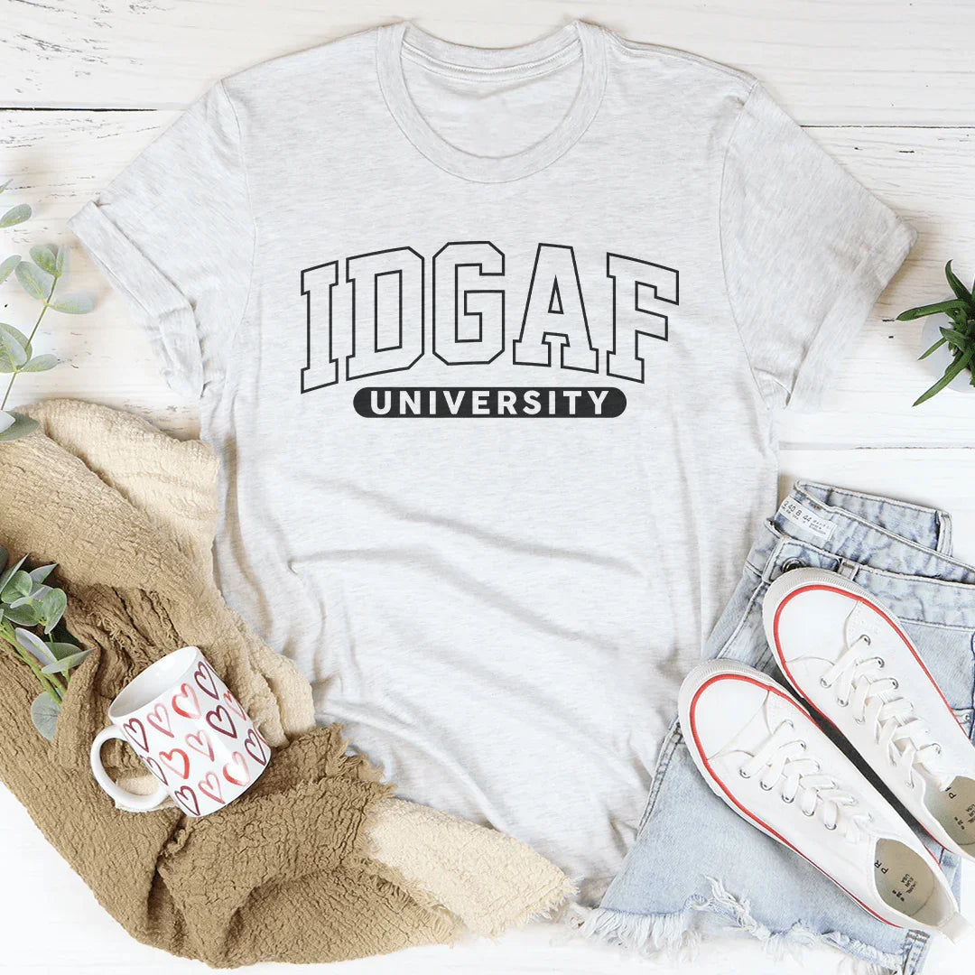 Idgaf University Tee product image 1