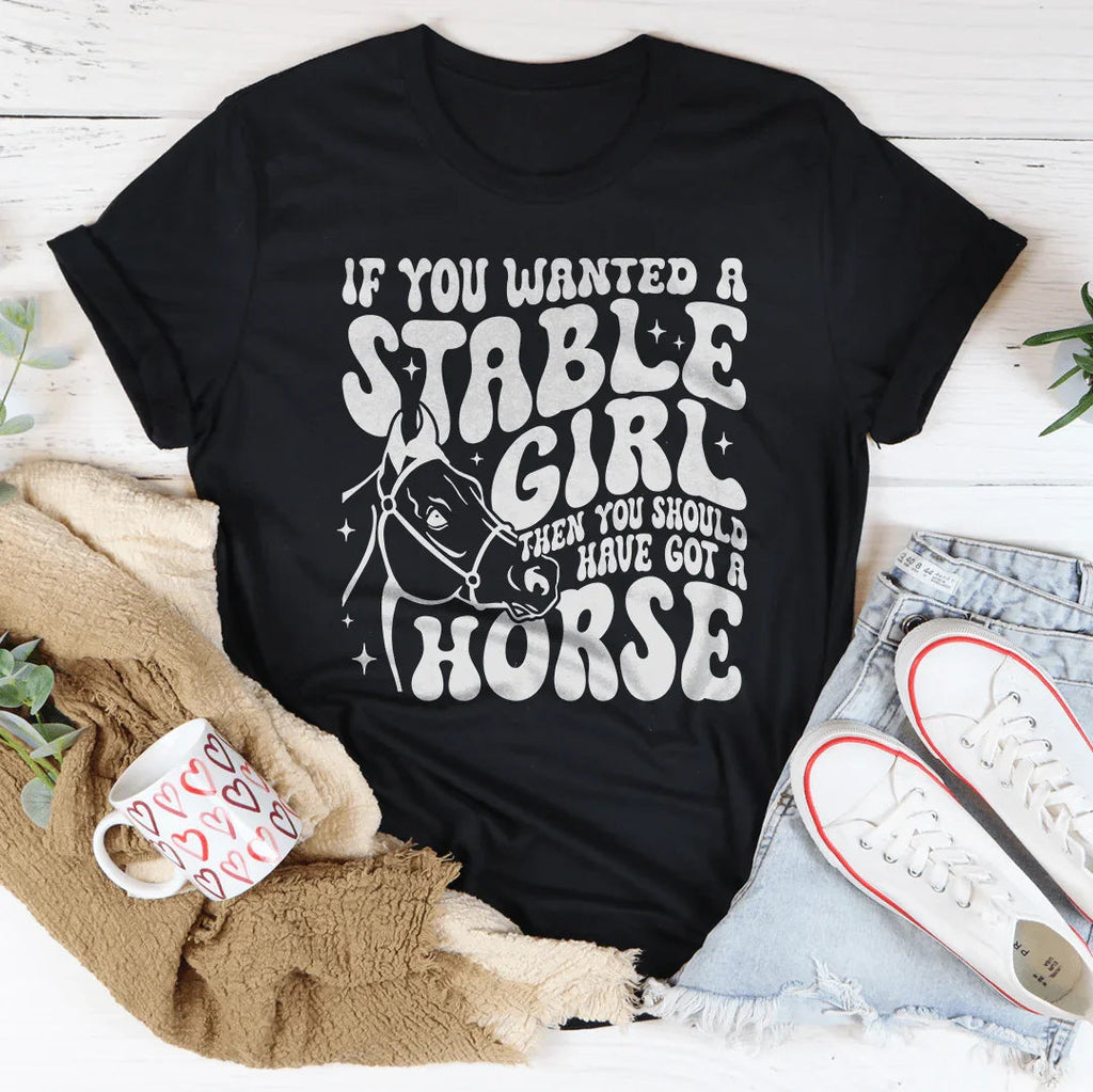 If You Wanted A Stable Girl Then Should Have Got A Horse Tee product image 1