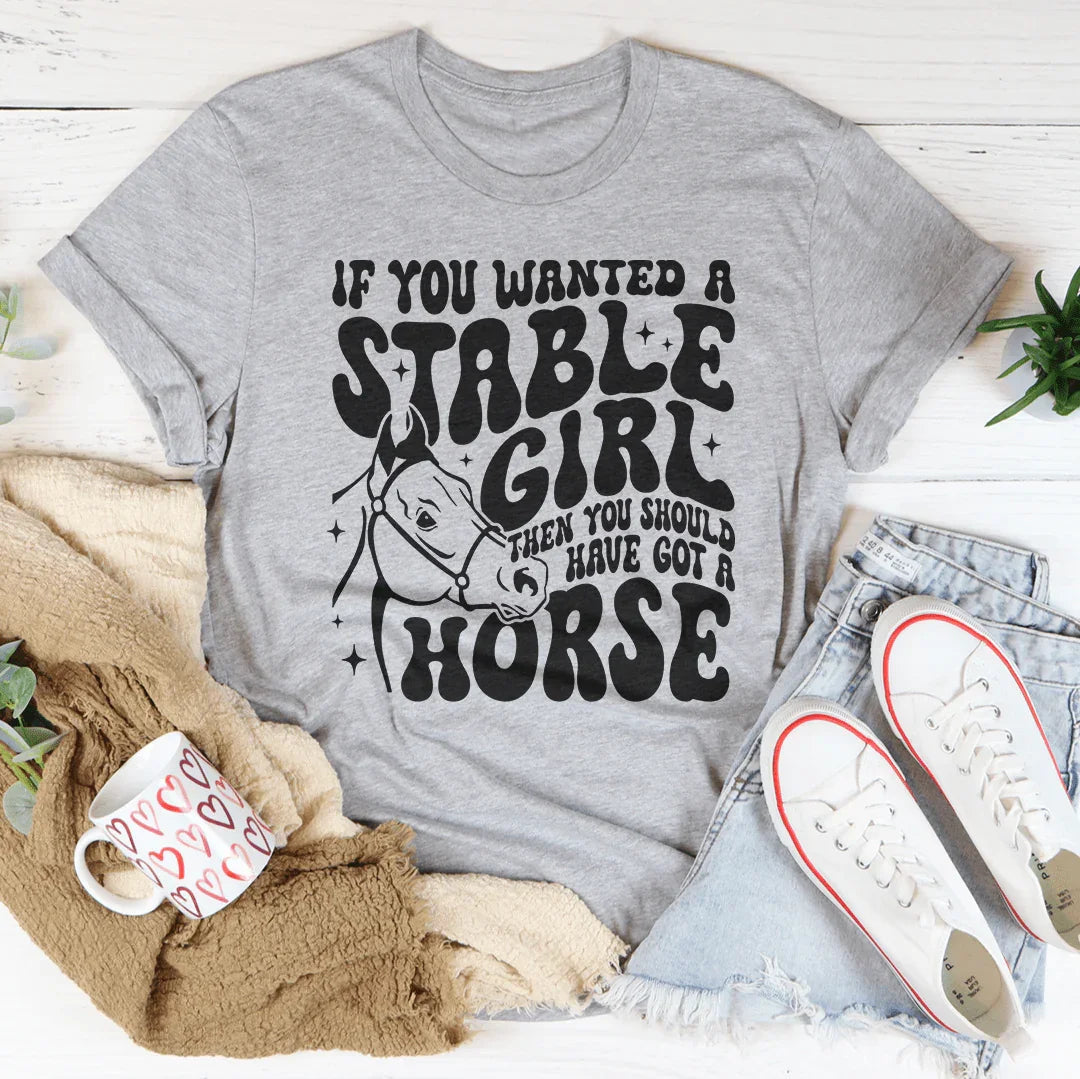 If You Wanted A Stable Girl Then Should Have Got A Horse Tee product image 2