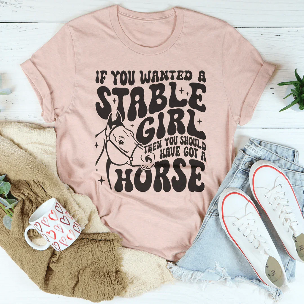 If You Wanted A Stable Girl Then Should Have Got A Horse Tee product image 4
