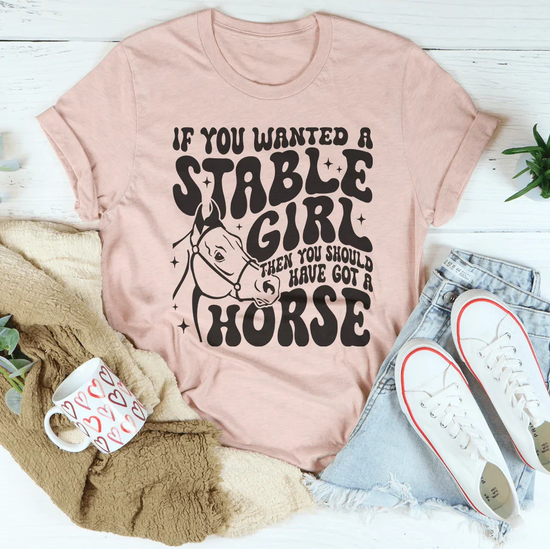 If You Wanted A Stable Girl Then Should Have Got A Horse Tee product image 4