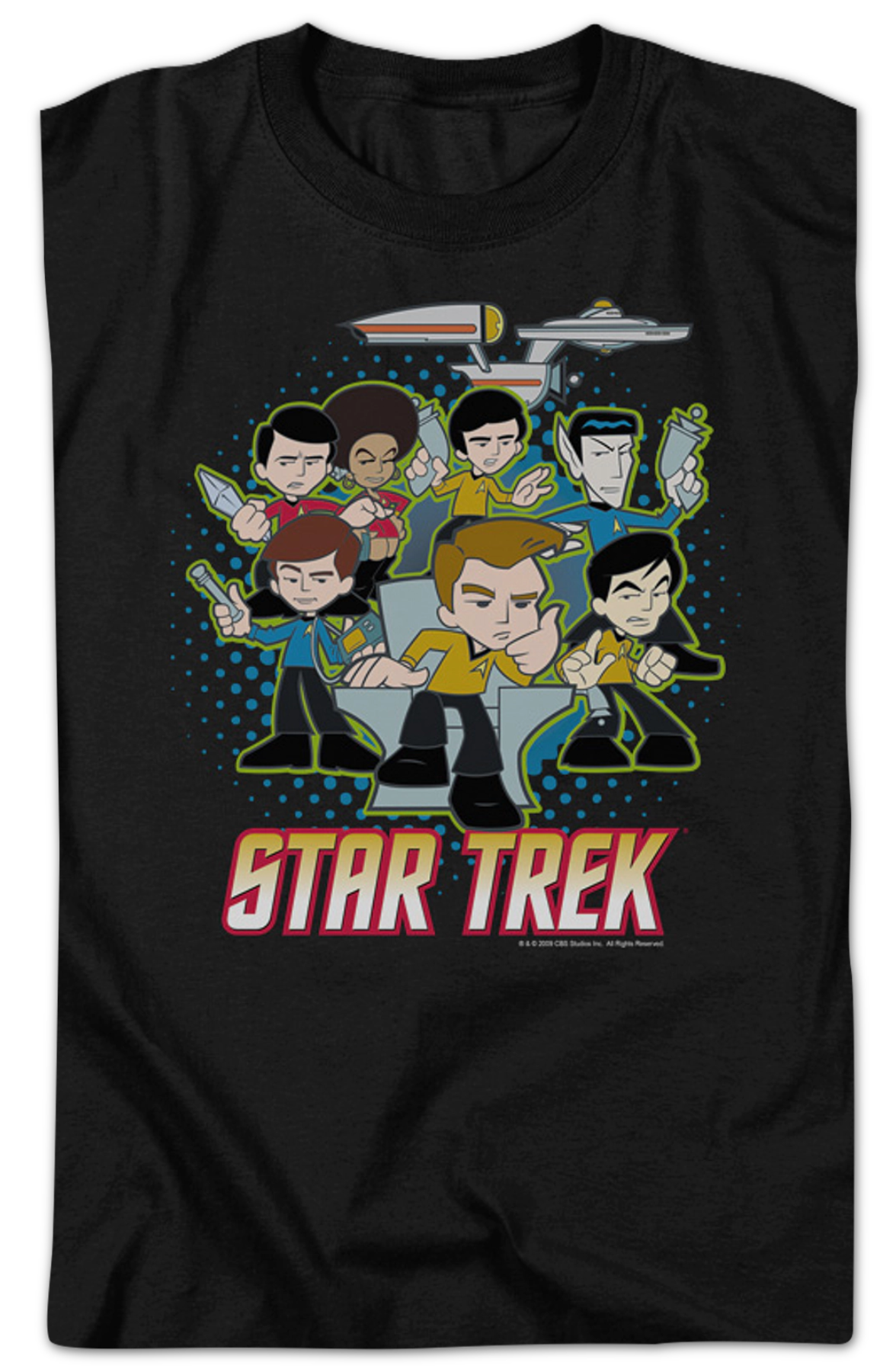 Illustrated Crew Star Trek T-Shirt product image 2