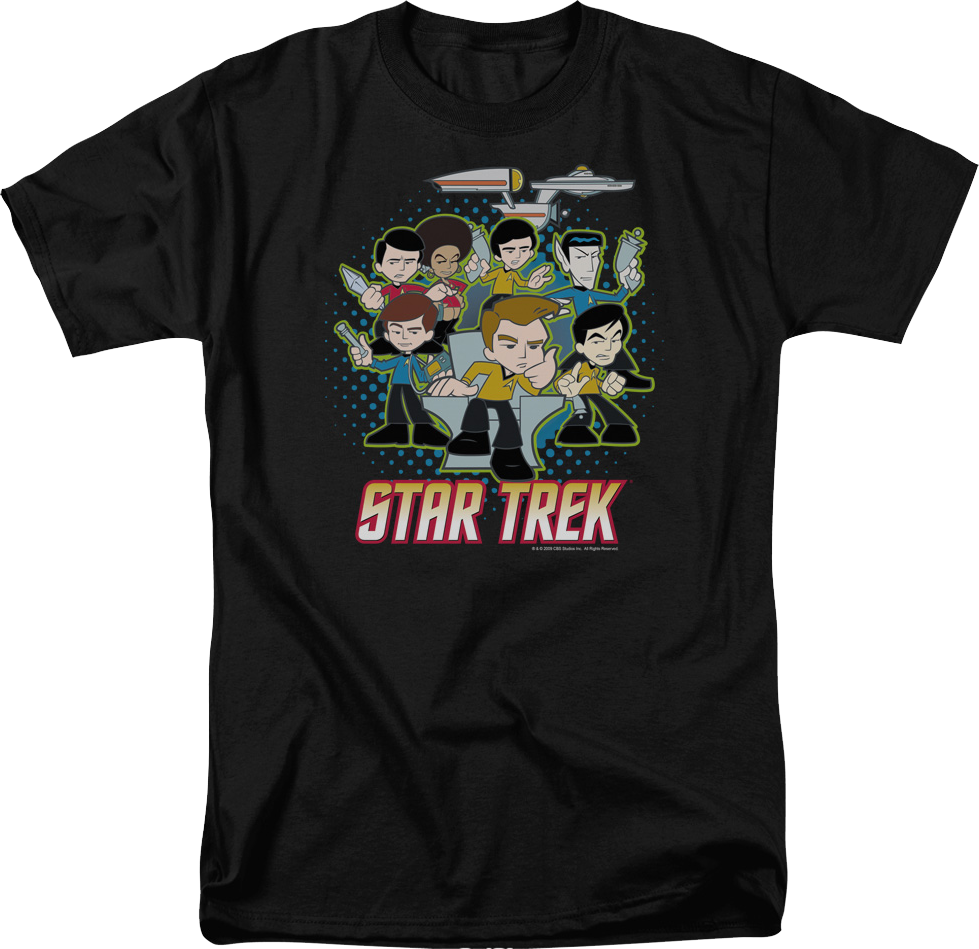 Illustrated Crew Star Trek T-Shirt product image 1