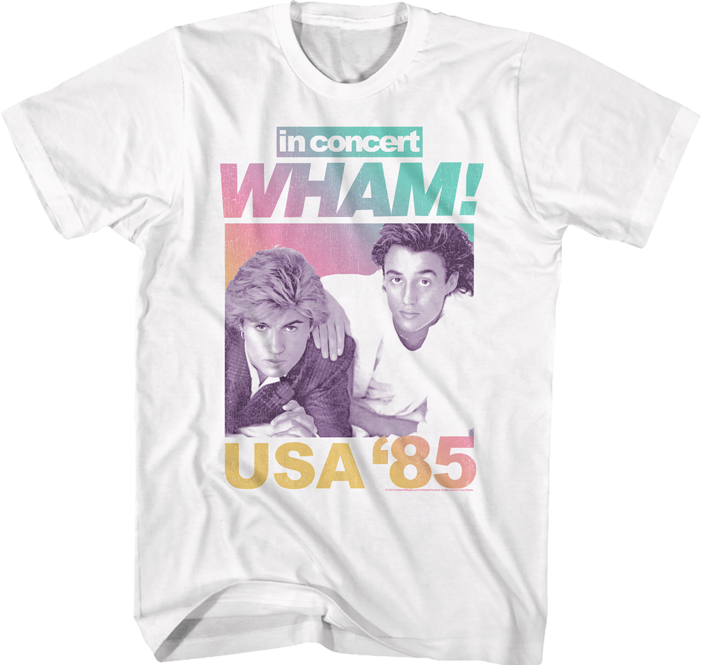 In Concert USA '85 Wham T-Shirt product image 1