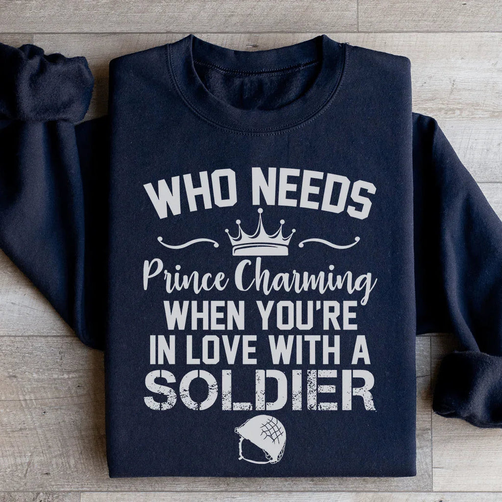 In Love With A Soldier Sweatshirt product image 1