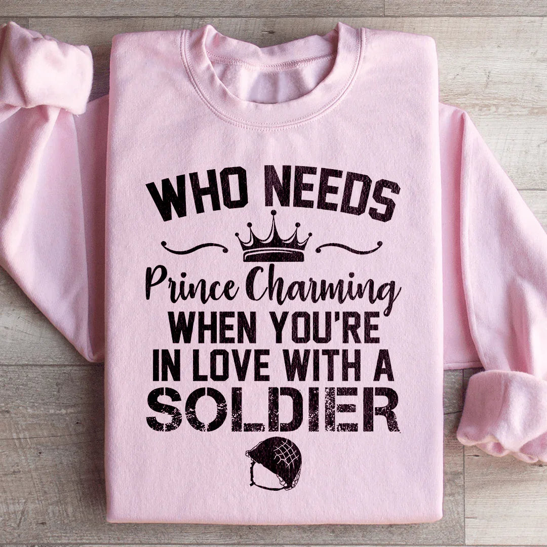 In Love With A Soldier Sweatshirt product image 2