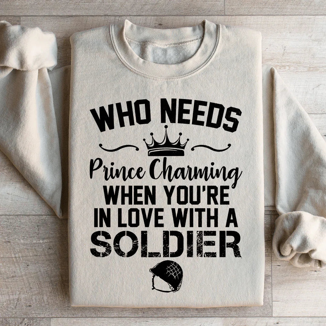 In Love With A Soldier Sweatshirt product image 3