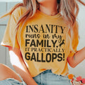 Insanity Runs In My Family Tee product image 1