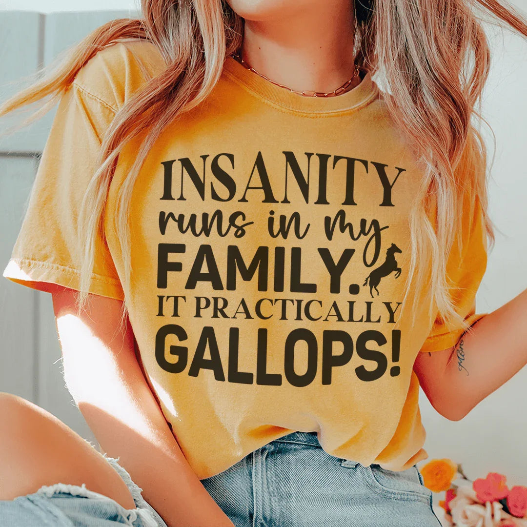 Insanity Runs In My Family Tee product image 1