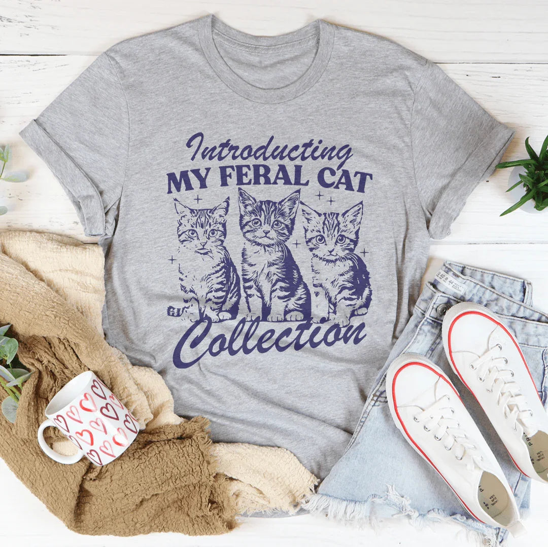 Introducting My Feral Cat Collection Tee product image 2