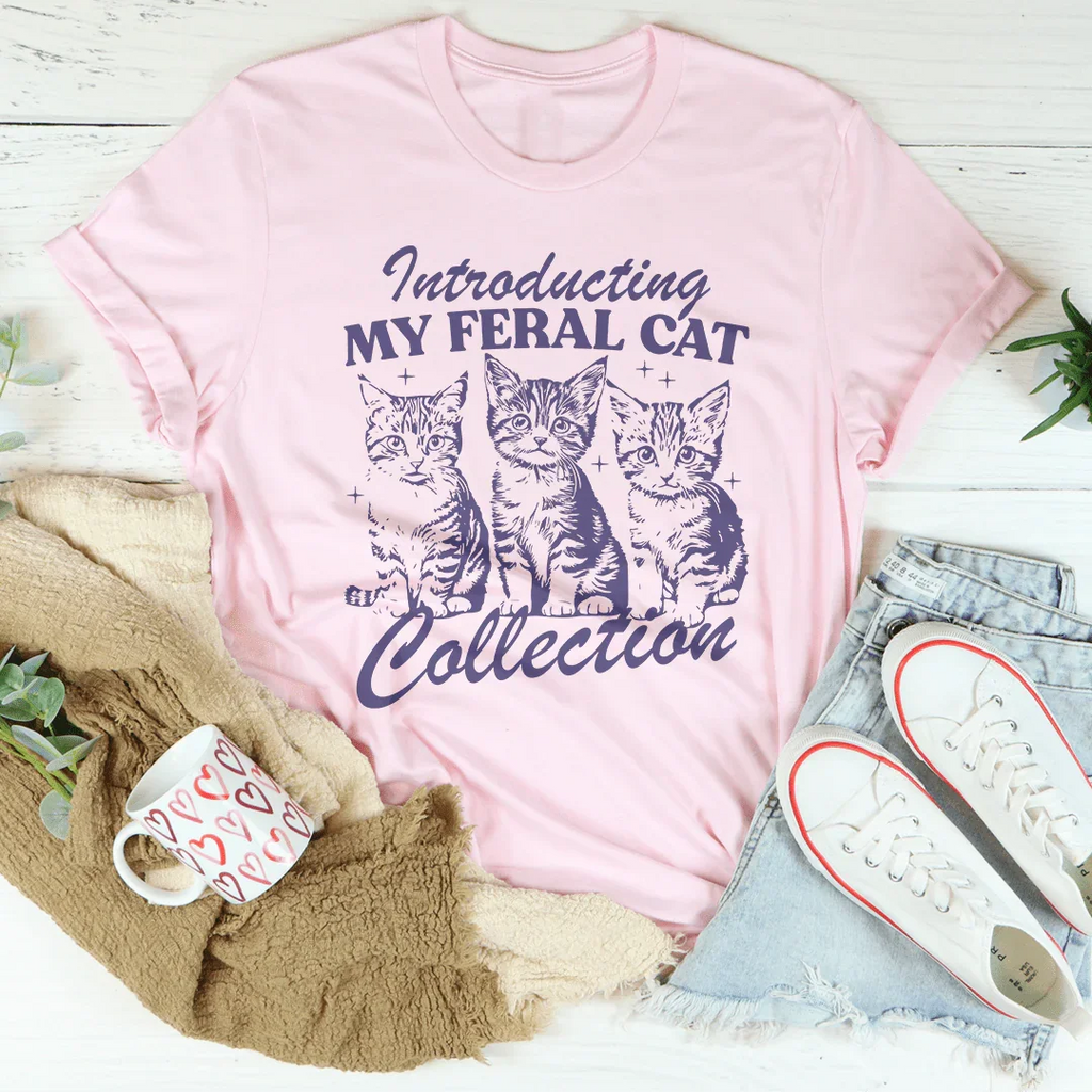 Introducting My Feral Cat Collection Tee product image 3