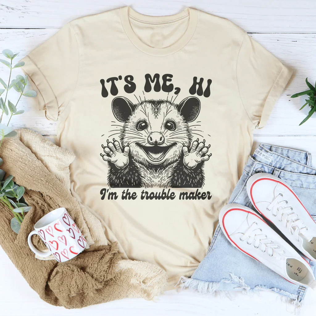 It's me Hi I'm The Trouble Maker Tee product image 3