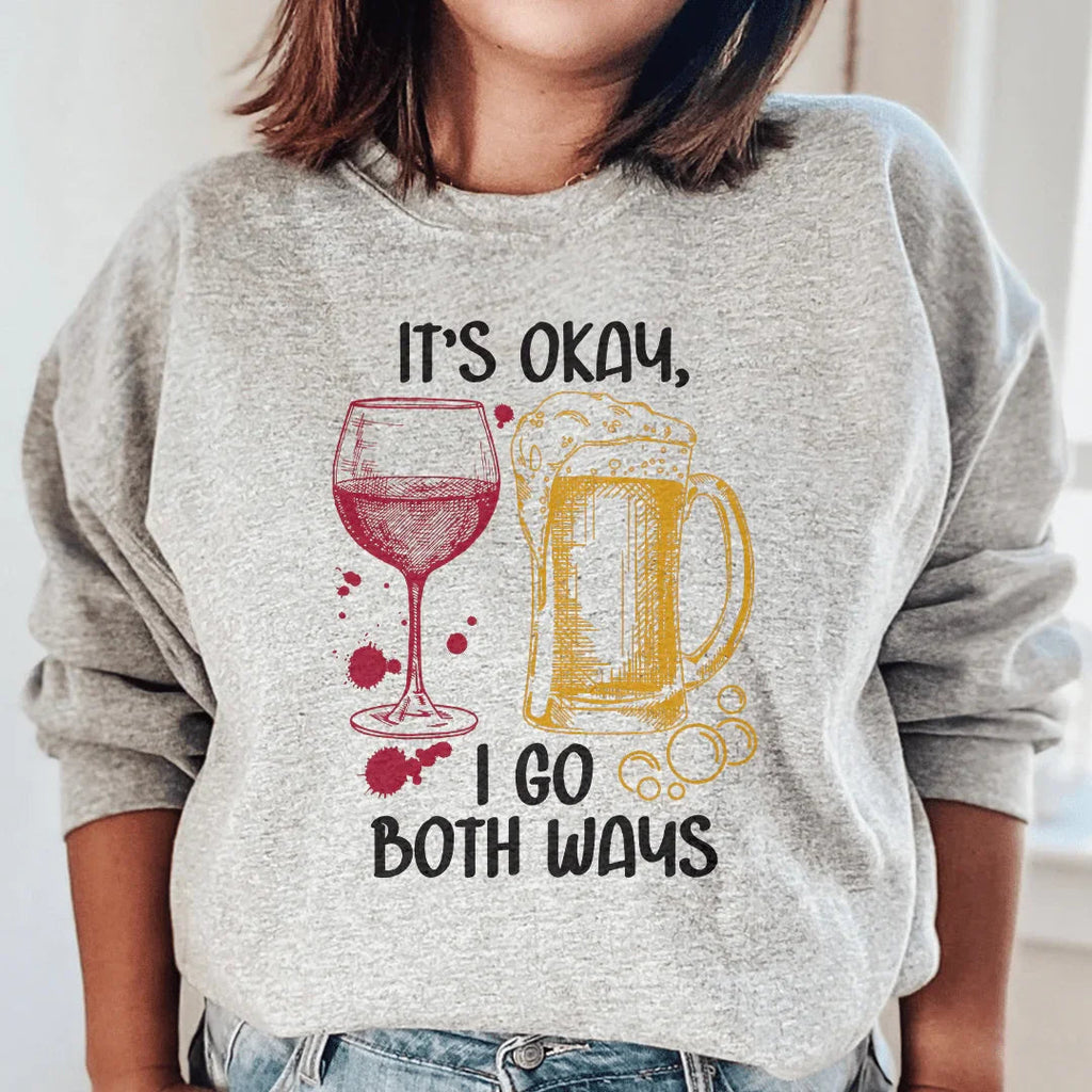 It's Ok I Go Both Ways Sweatshirt product image 1
