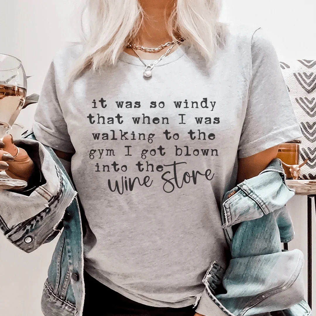 It Was So Windy That When I Walking To The Gym I Got Blown product image 1