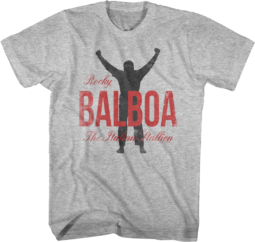 Italian Stallion Silhouette Rocky T-Shirt product image 1