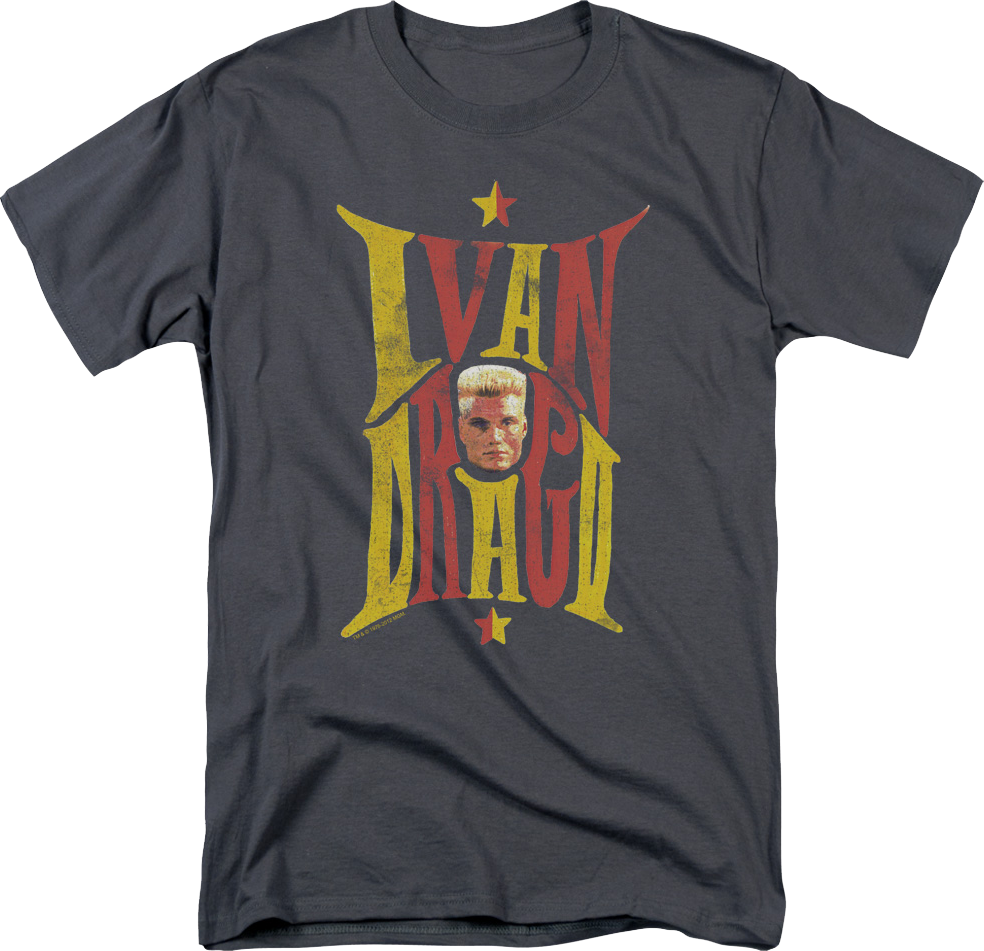 Ivan Drago Name And Face Rocky T-Shirt product image 1