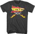 Japanese Fire Tracks Poster Back To The Future T-Shirt