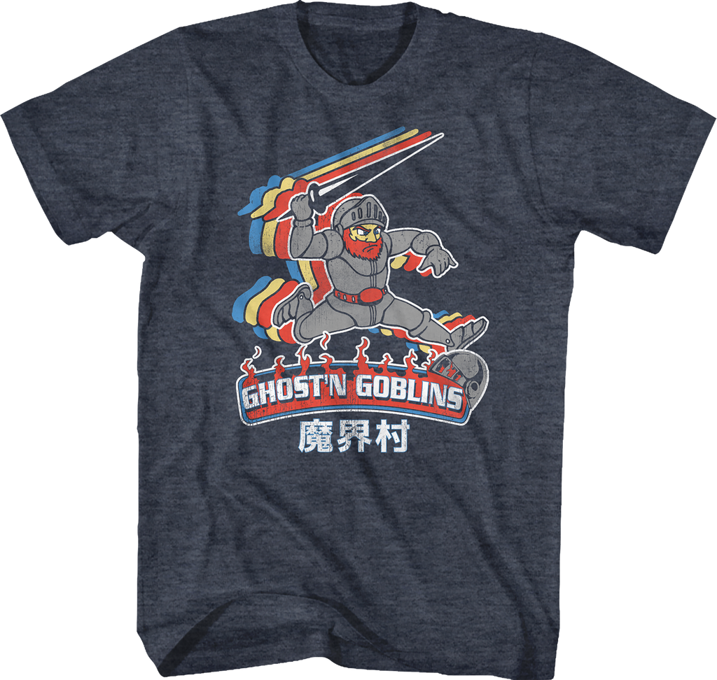 Japanese Text Ghosts 'N Goblins T-Shirt product image 1