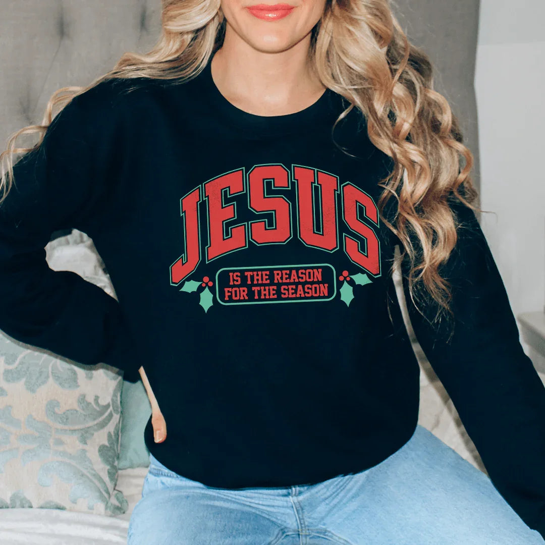Jesus Is The Reason For Season Sweatshirt product image 3