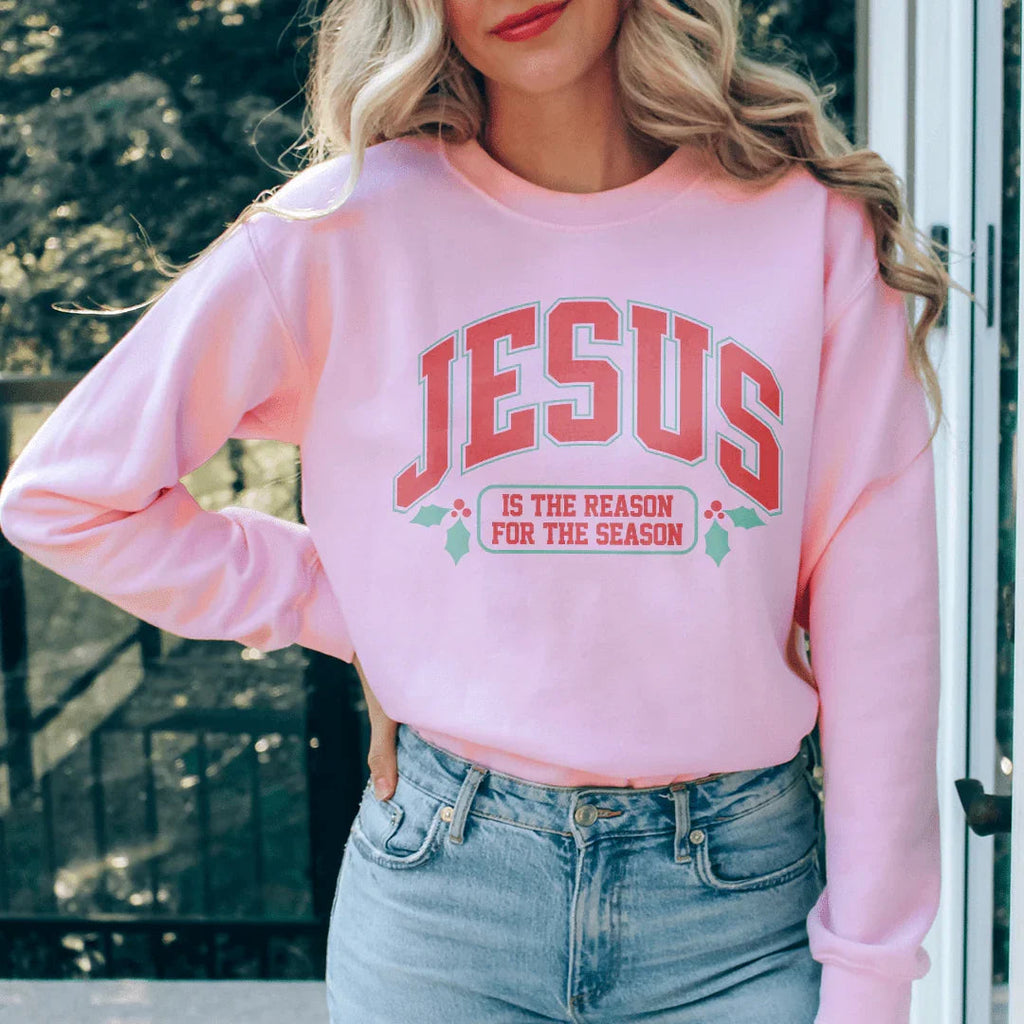 Jesus Is The Reason For Season Sweatshirt product image 2