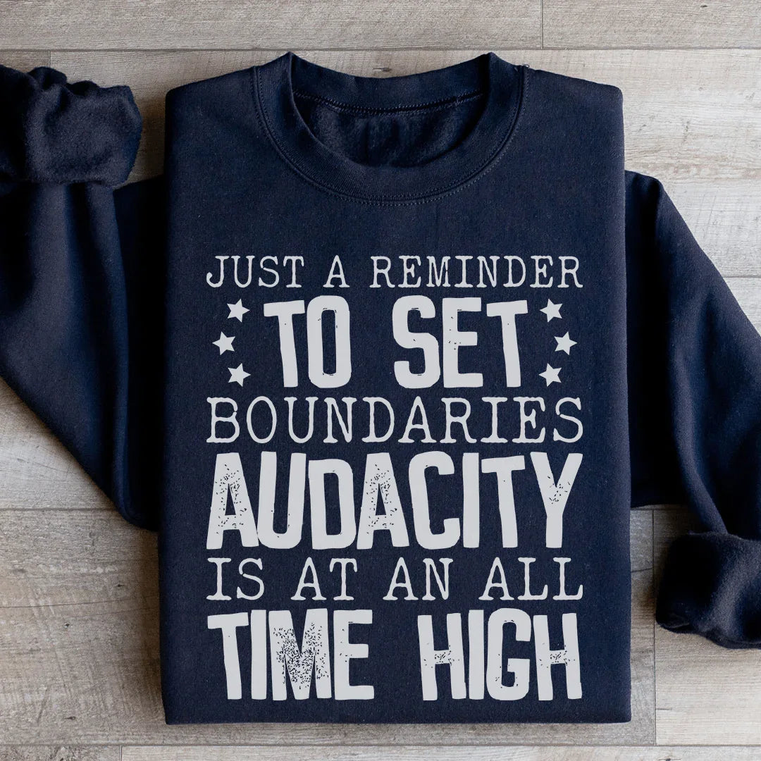 Just A Reminder To Set Boundaries Sweatshirt product image 3