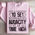 Just A Reminder To Set Boundaries Sweatshirt product image 1