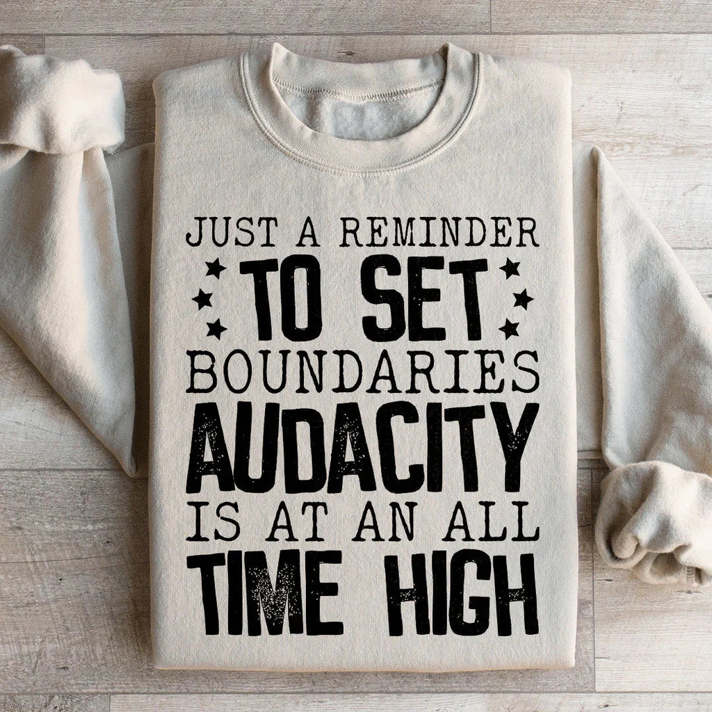 Just A Reminder To Set Boundaries Sweatshirt product image 2