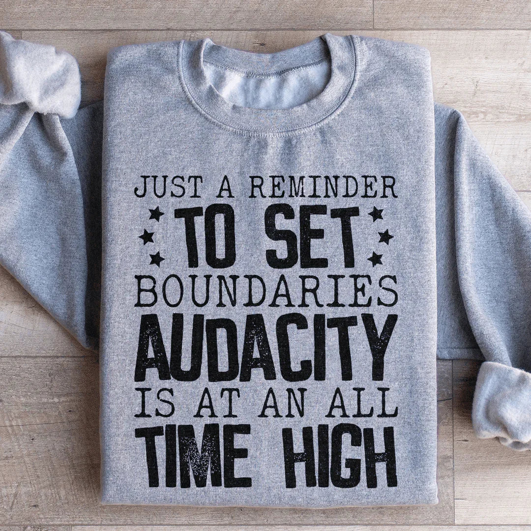 Just A Reminder To Set Boundaries Sweatshirt product image 4