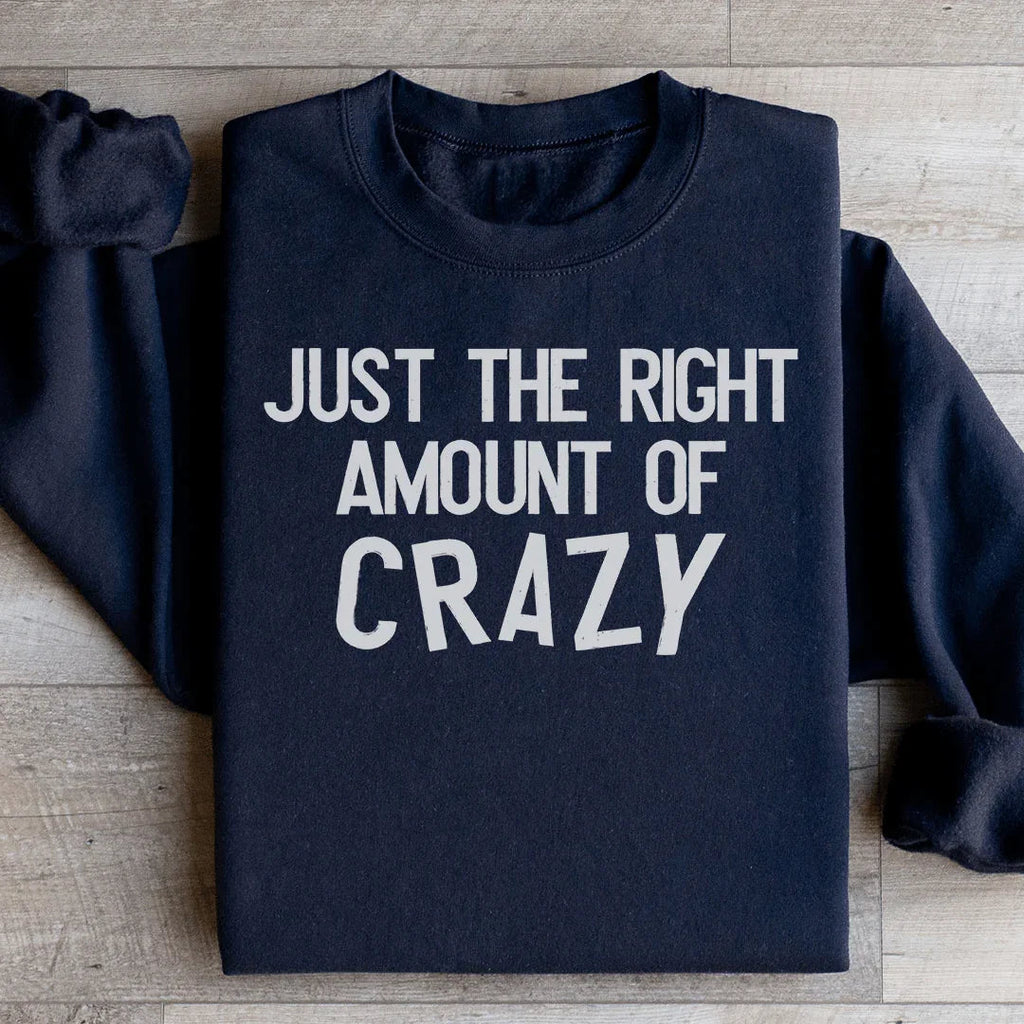 Just The Right Amount Of Crazy Sweatshirt product image 3