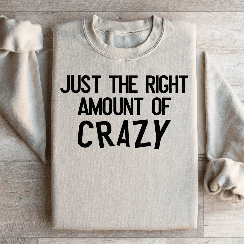 Just The Right Amount Of Crazy Sweatshirt product image 2