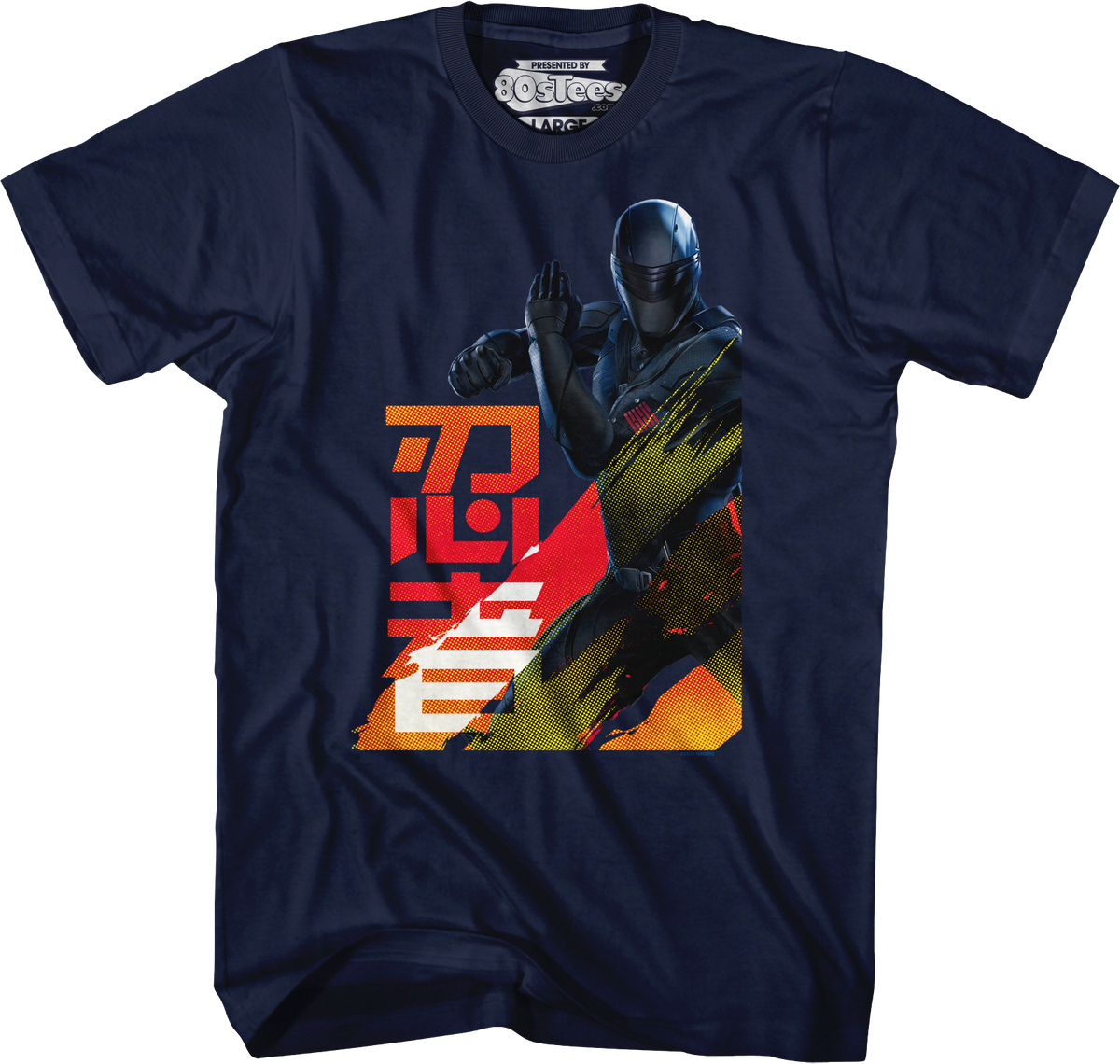 Kanji Snake Eyes GI Joe T-Shirt product image 1