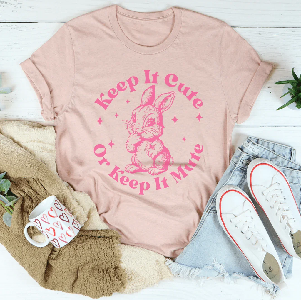 Keep It Cute Or It Mute Tee product image 3